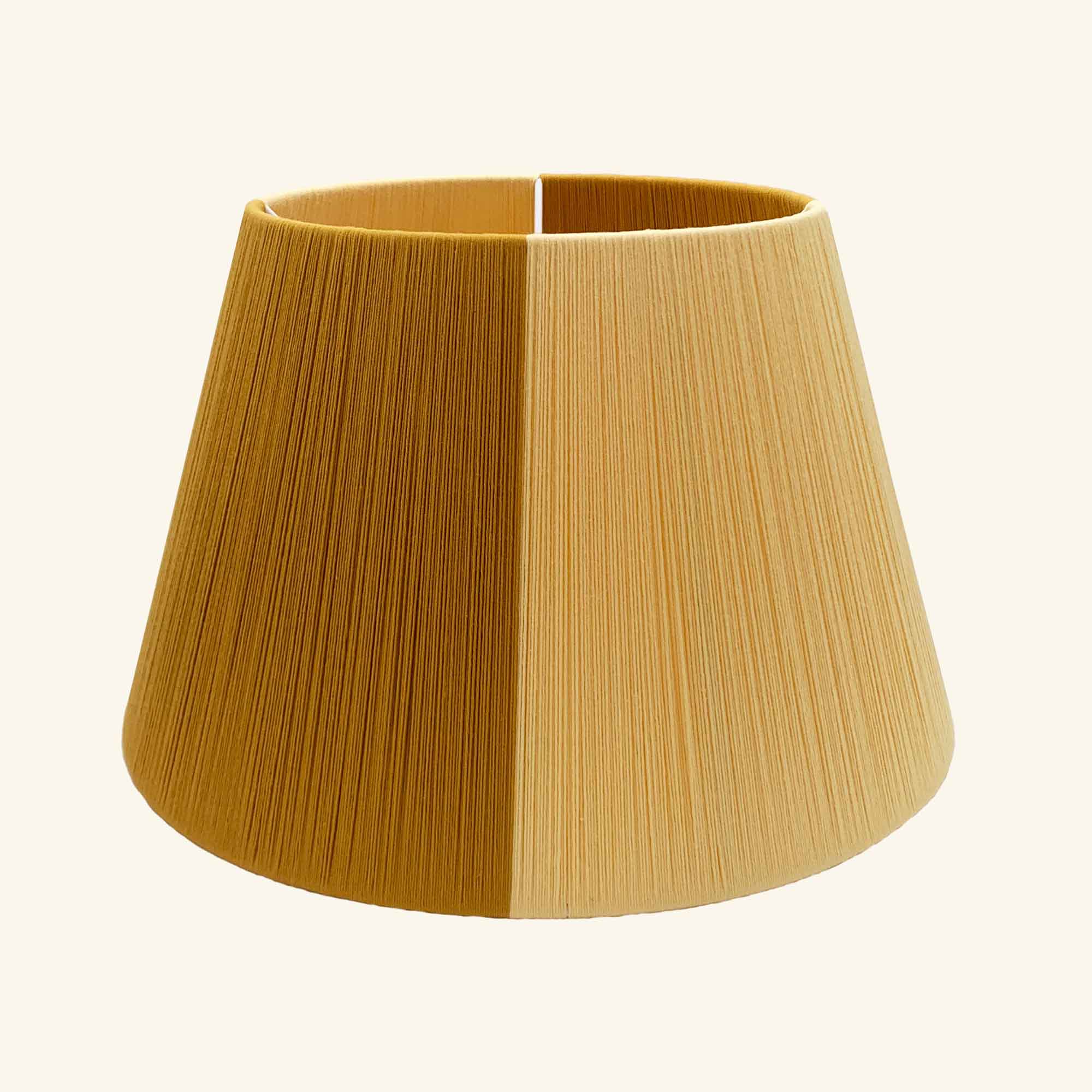 Medium Drum 14″ Lampshade – Marigold &amp; Butter Loving String