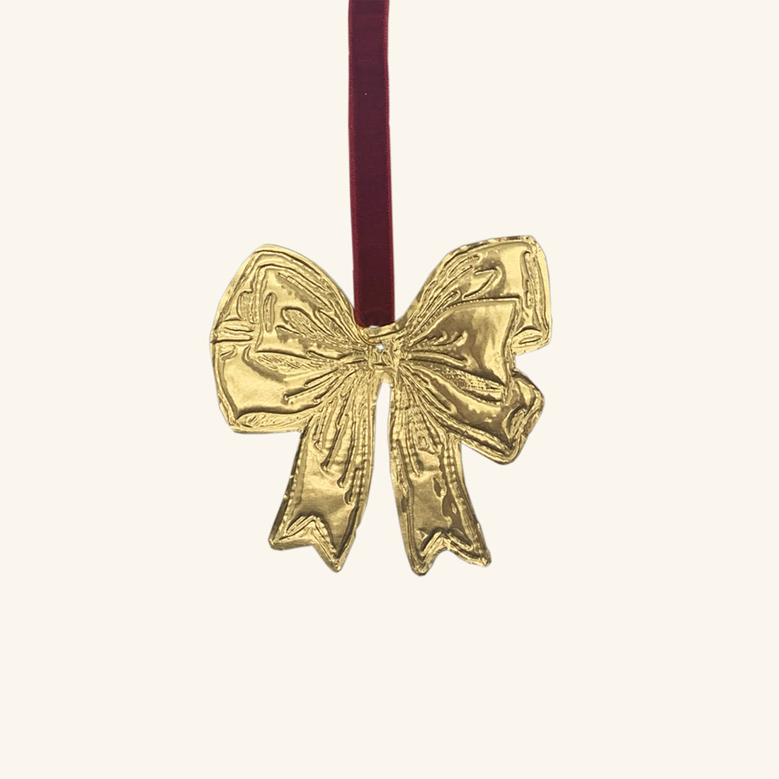 Bow Tin Decoration