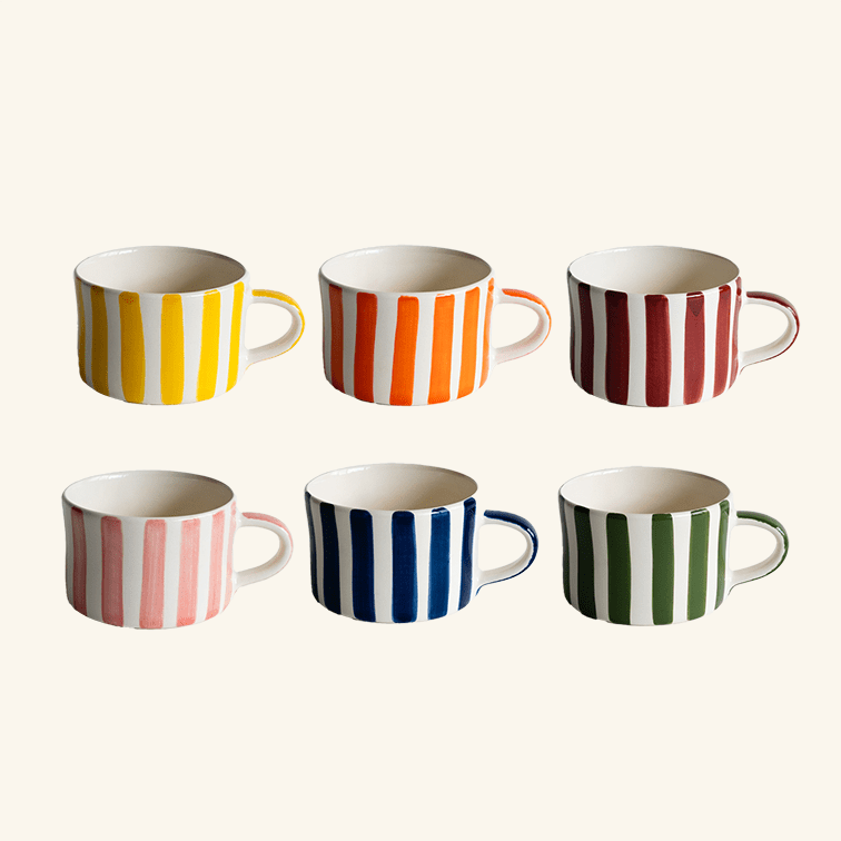 Candy Stripe Wide Mug Musango