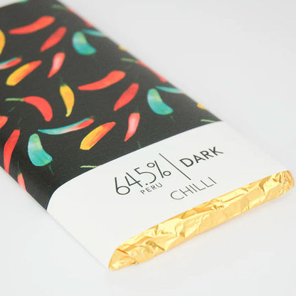 Chilli Dark Chocolate Bar - 64.5% Peruvian