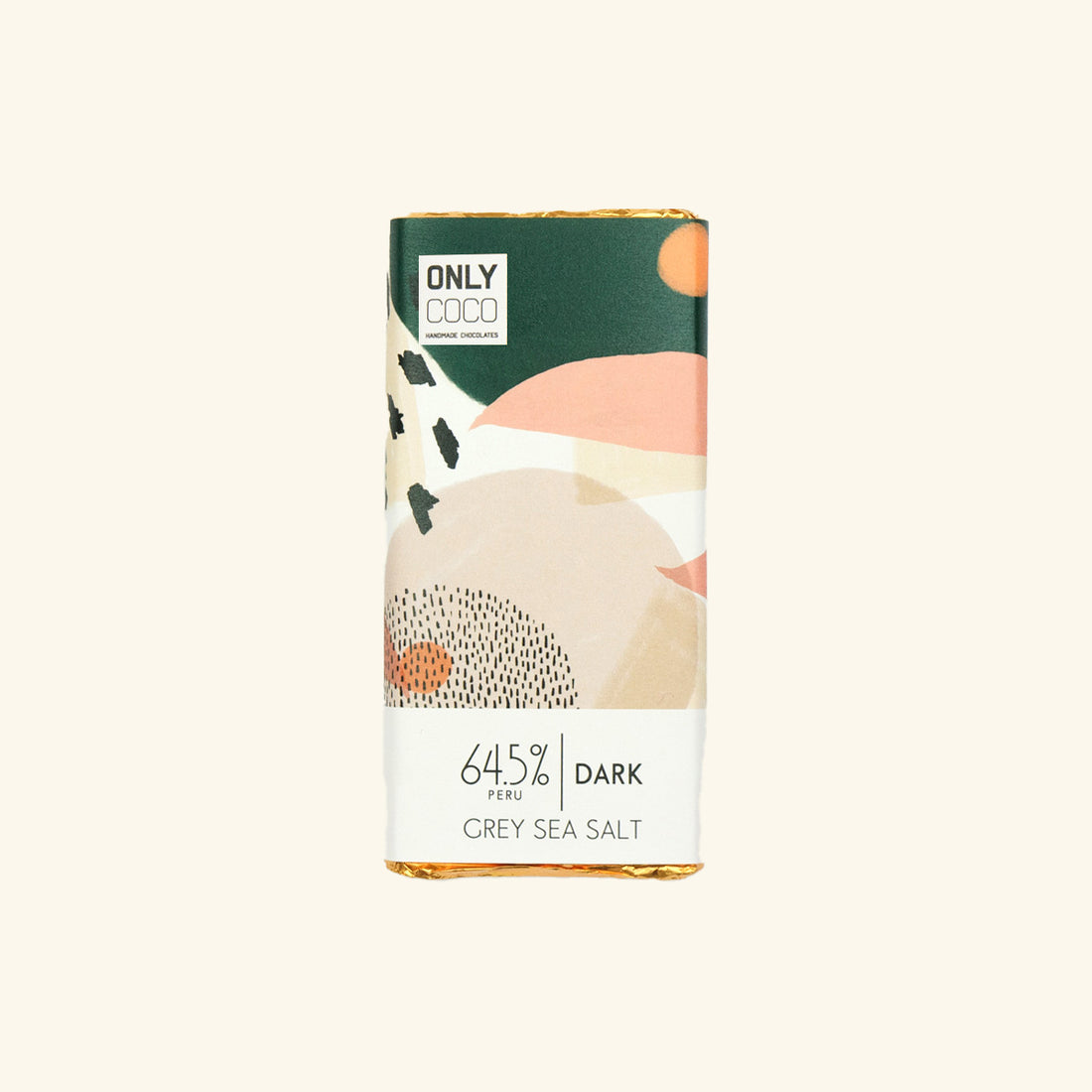 Grey Sea Salt Dark Chocolate Bar - 64.5% Peruvian