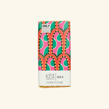 Honeycomb Milk Chocolate Bar - 43.5% Venezuelan