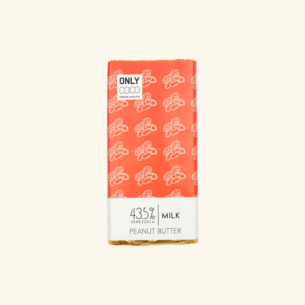 Peanut Butter Milk Chocolate Bar - 43.5% Venezuelan