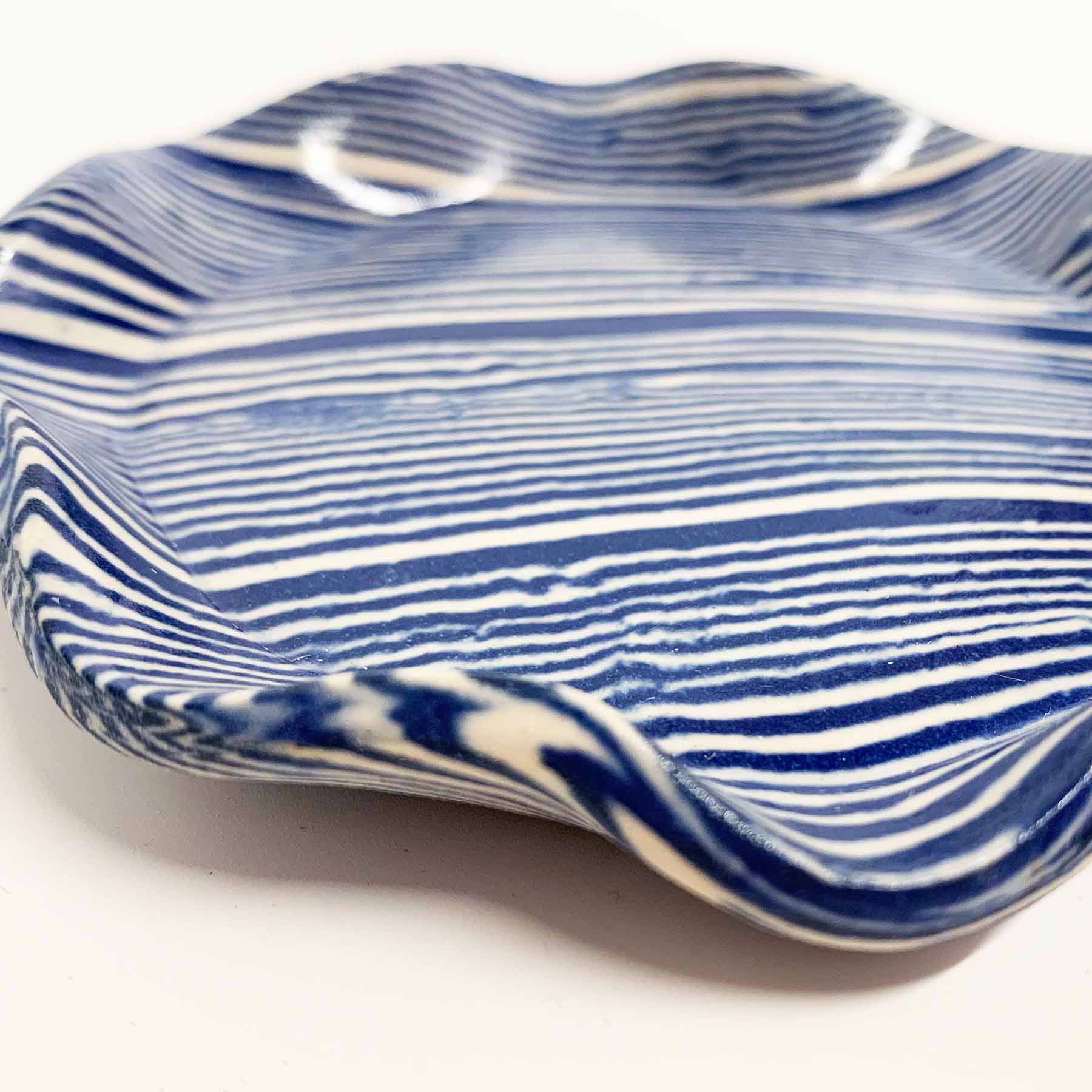 Striped Trinket Dish