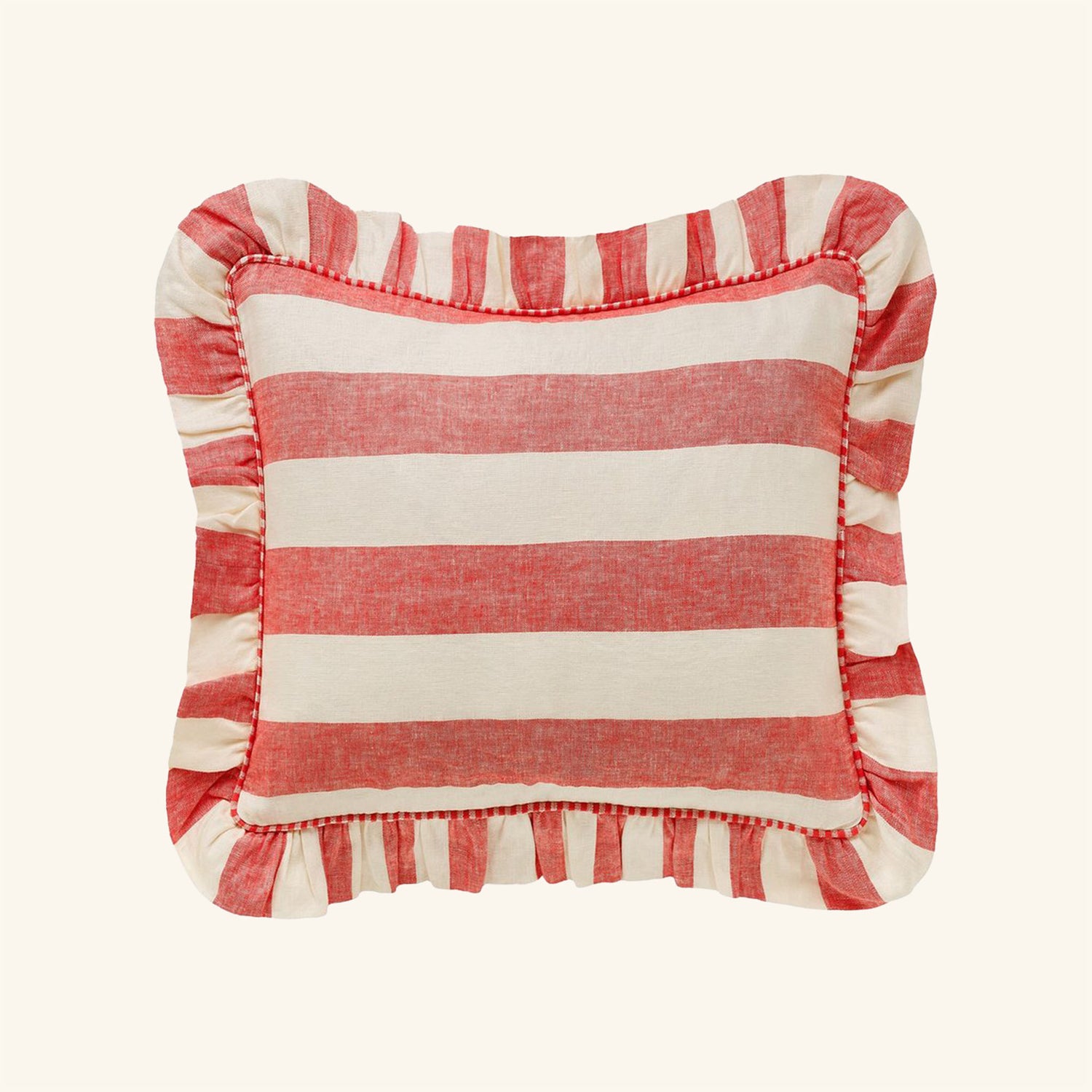 Sirkus Stripe Frill Cushion Projektityyny