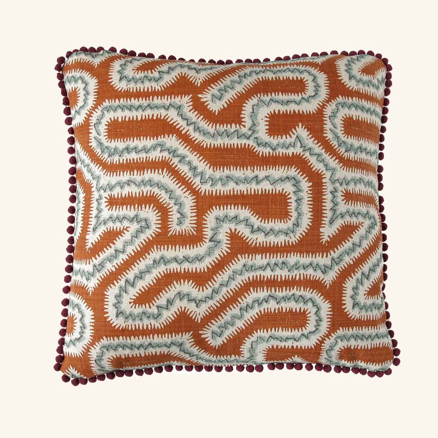 Moorish Maze Linen Cushion Rapture &amp; Wright