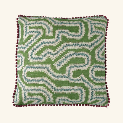 Moorish Maze Linen Cushion Rapture &amp; Wright