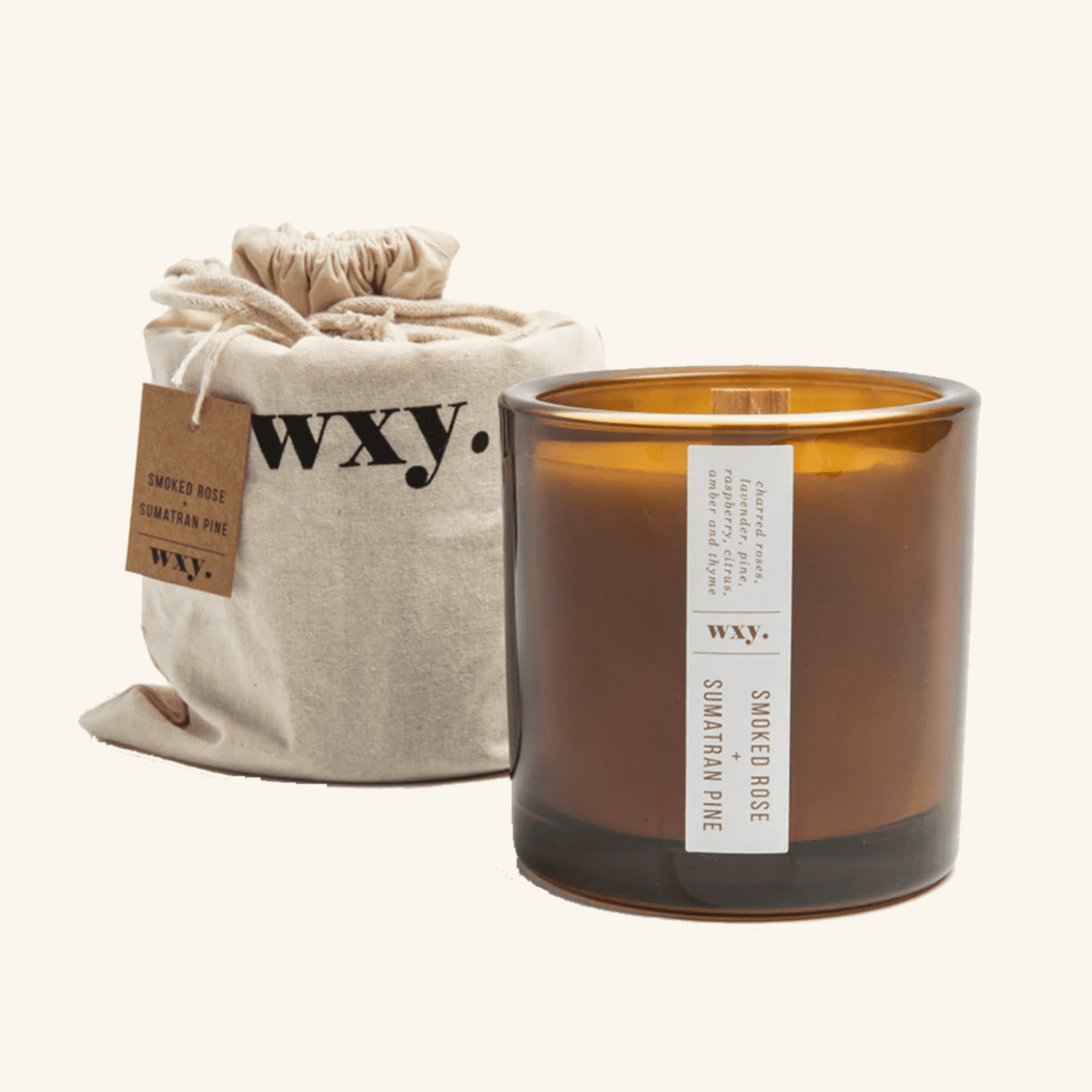 Big Amber Scented Candle WXY