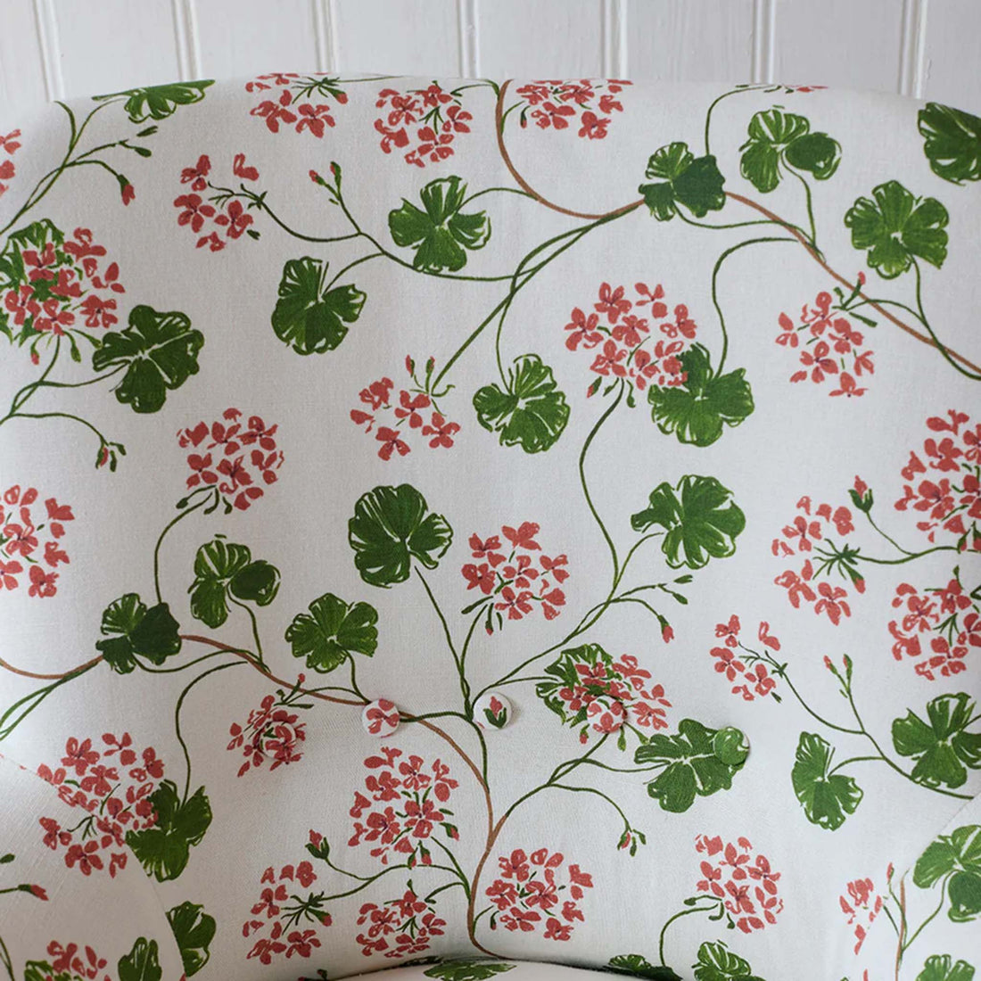 Geraniums Fabric Sophie Harpley