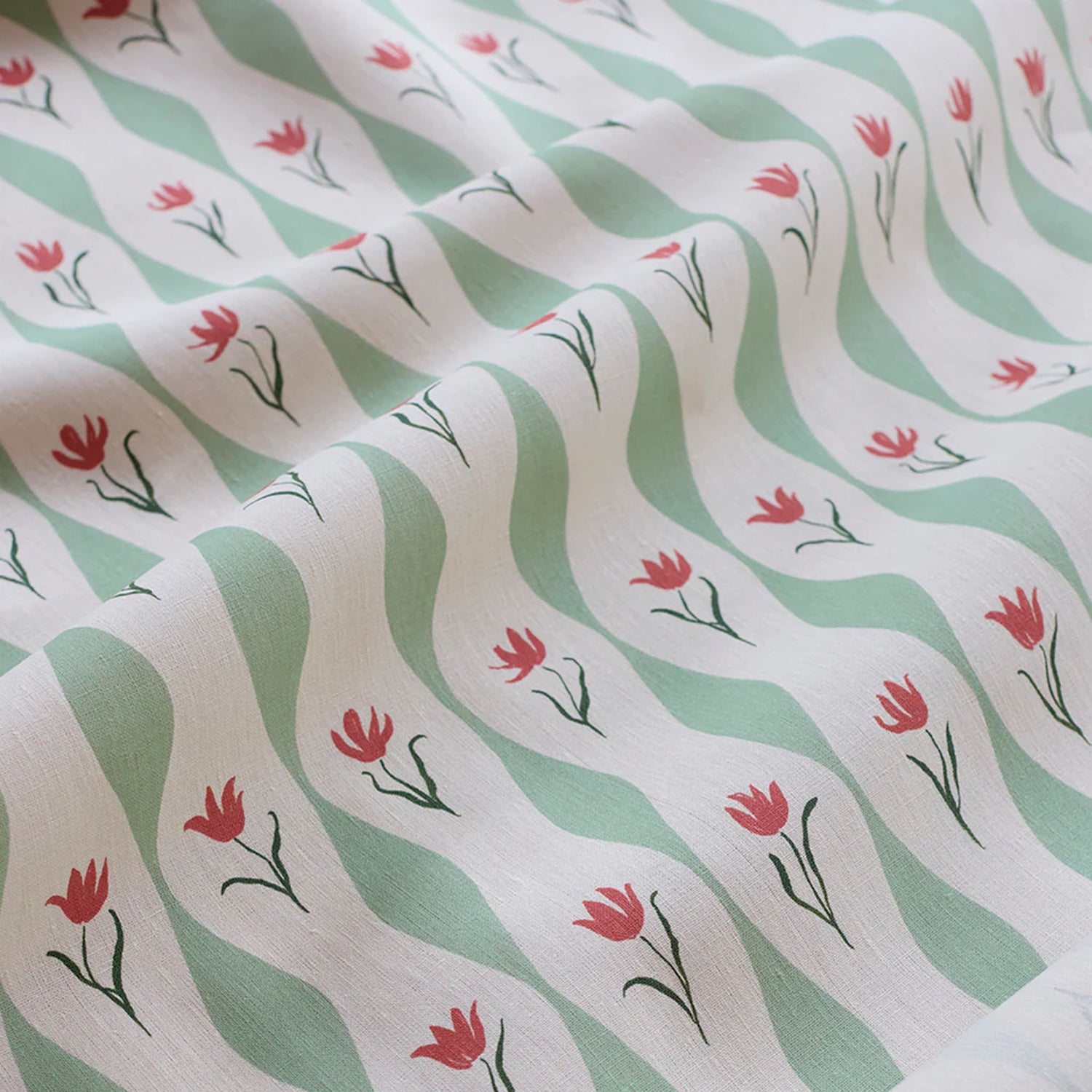 Tulip Wave Fabric Sophie Harpley