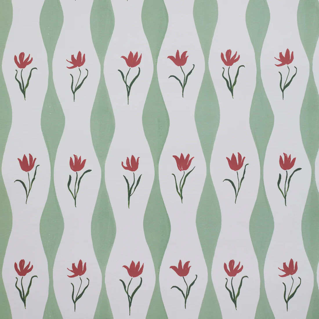 Tulip Wave Wallpaper Sophie Harpley