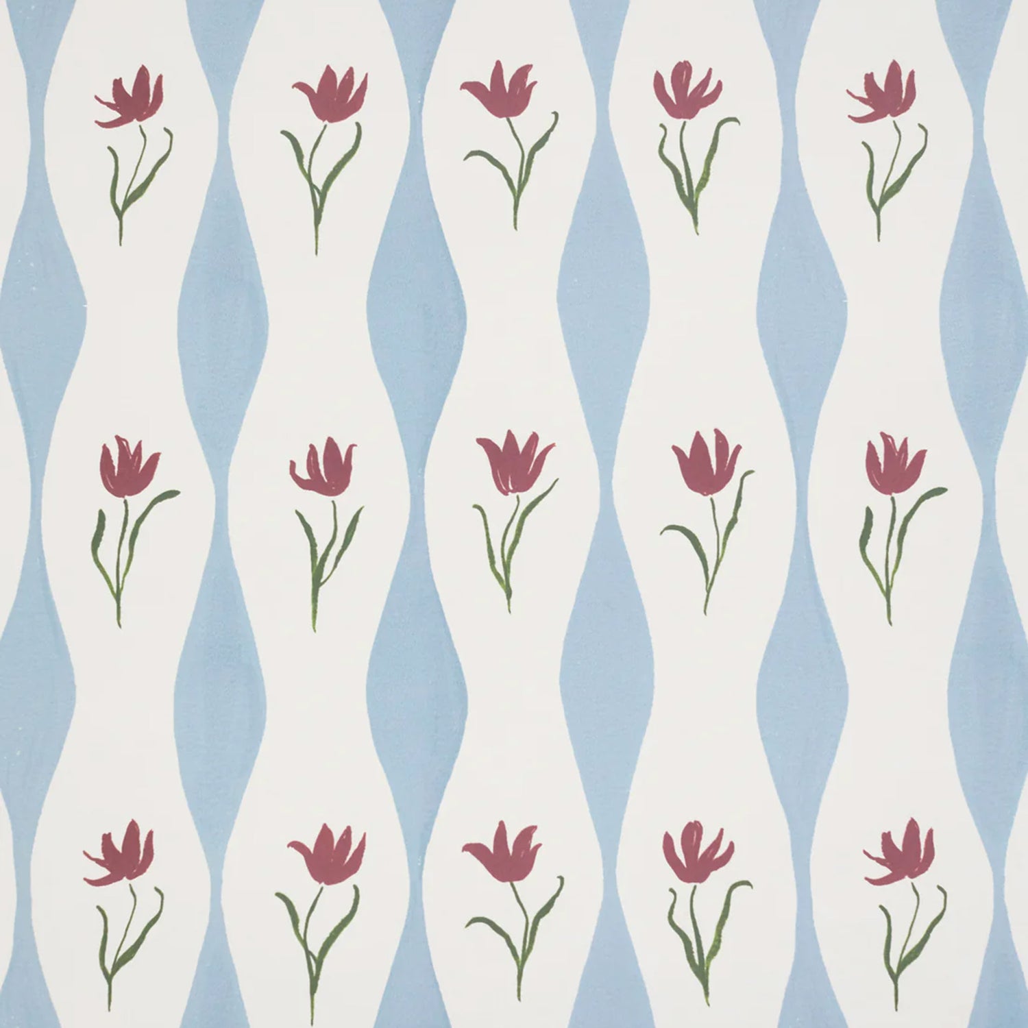 Tulip Wave Wallpaper Sophie Harpley