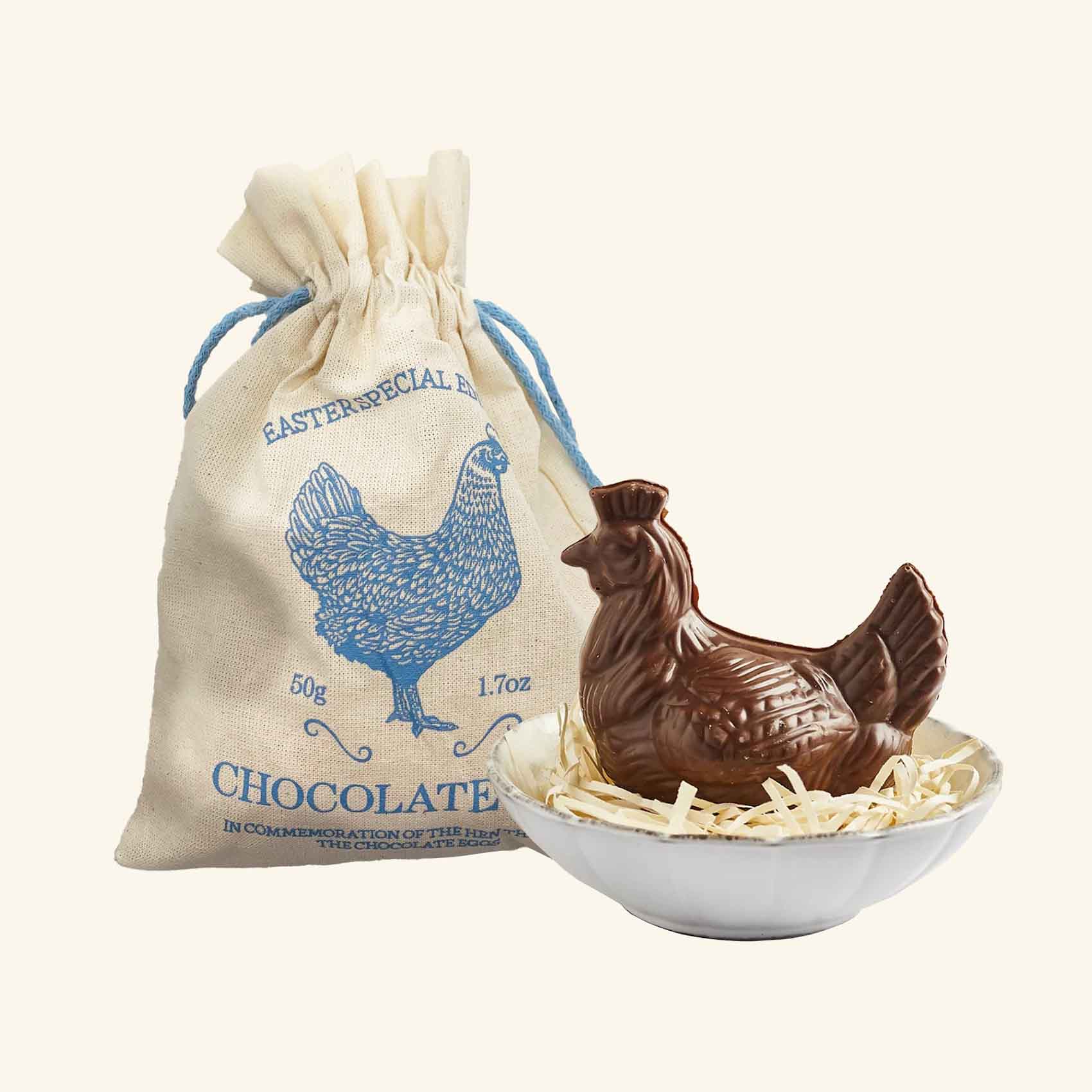 Hollow Milk Chocolate Hen The Chocolate Gift Company