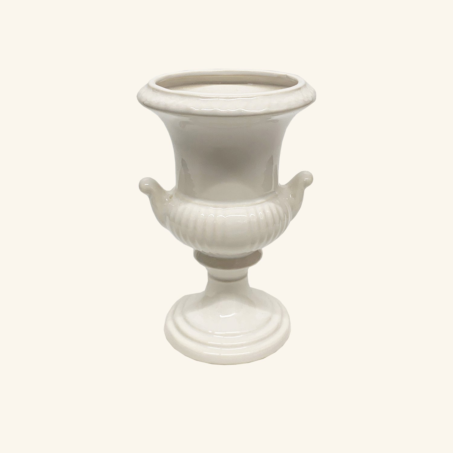 Vintage Urn Planter with Full Handles