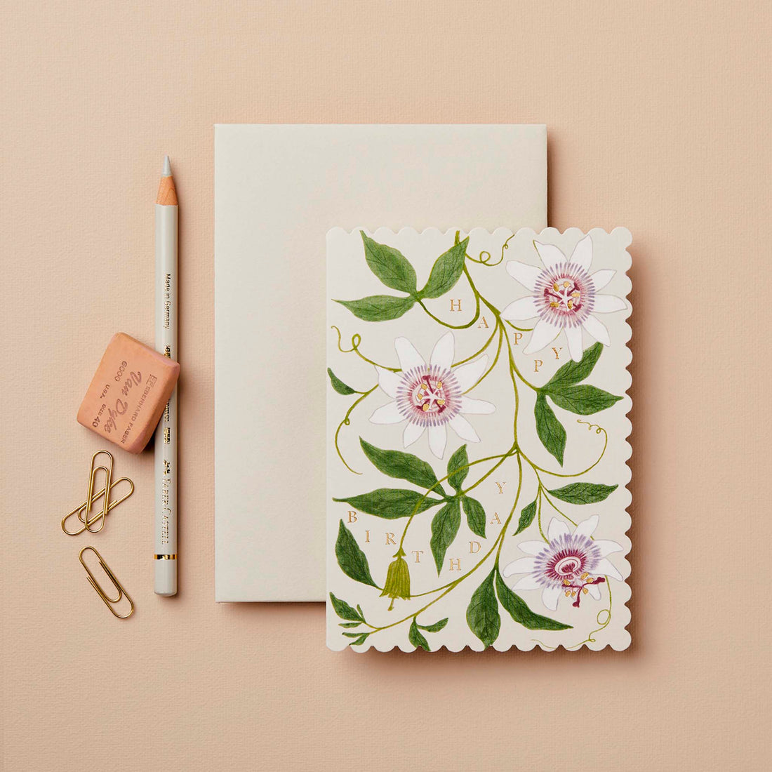 Passionflower Birthday Card Wanderlust Paper Co.