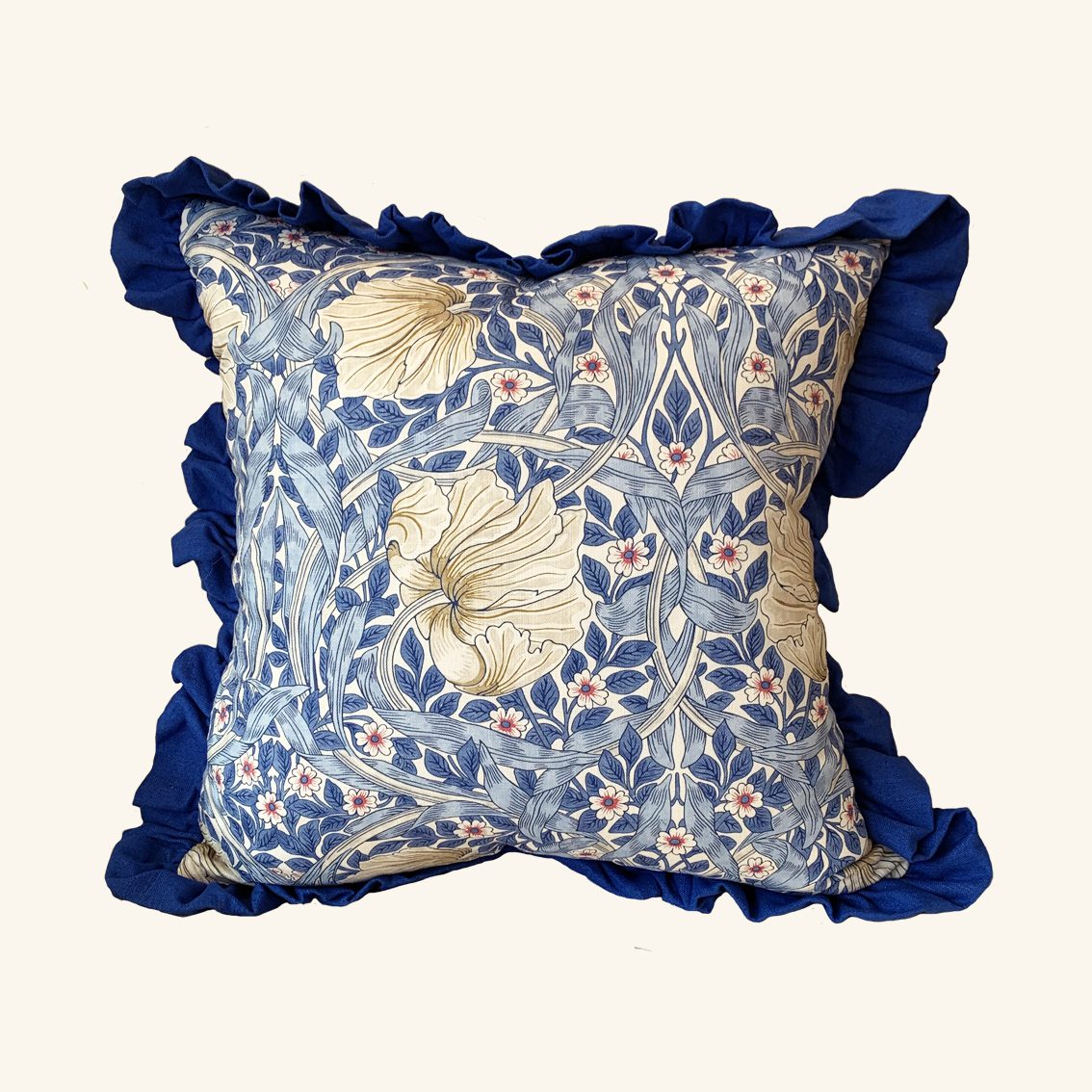 William Morris Cushion – Blue William Morris