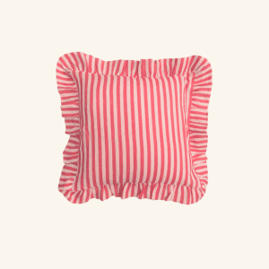 Stripe Ruffle Cushion Amuse la Bouche