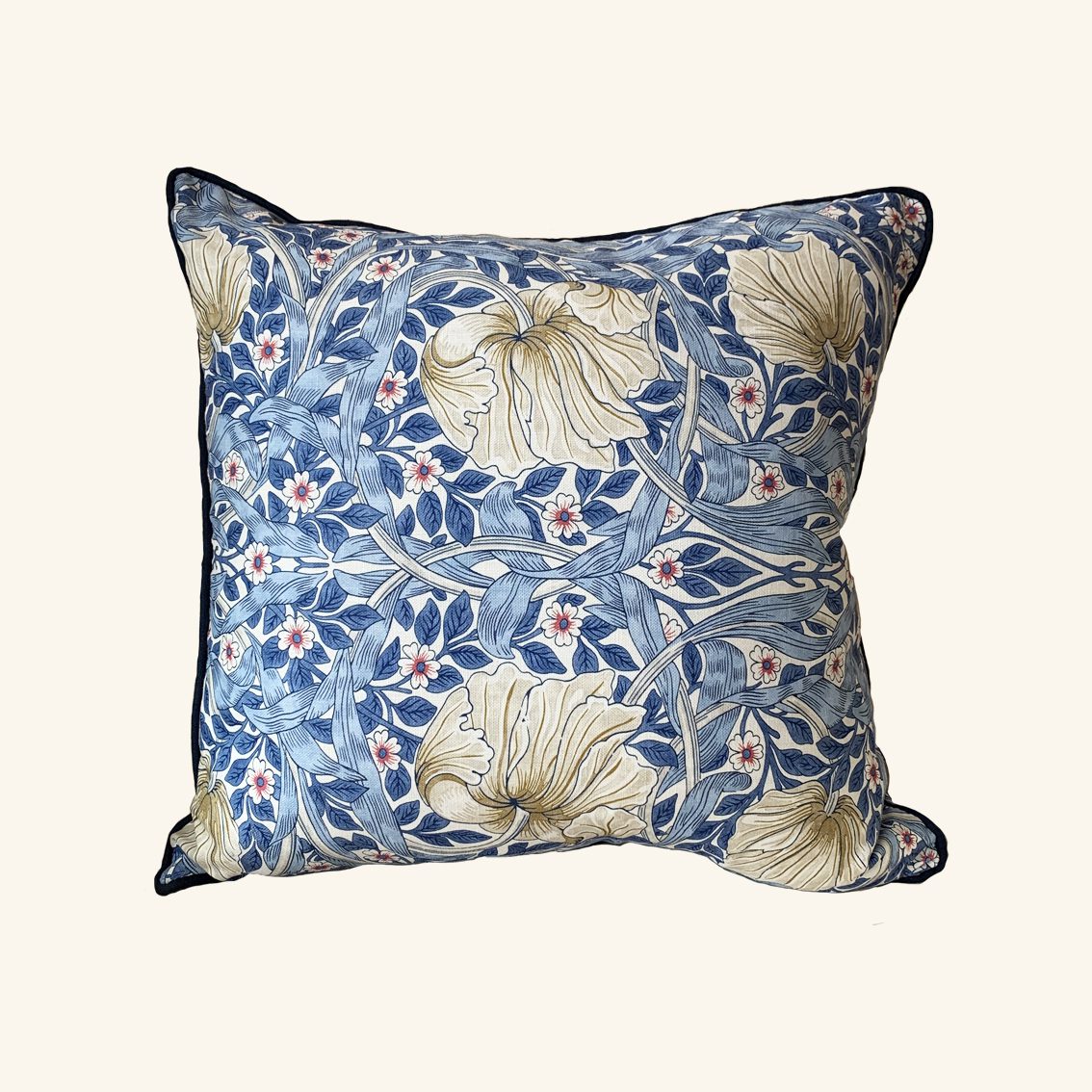 William Morris Cushion - Blue William Morris | Lamp London Home